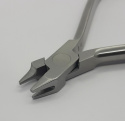 Kleszcze ortodontyczne ADERER, trójszczękowe do formowania drutu, 12 cm
