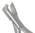 Orthodontic forceps for cutting and holding wire. Orthodontic forceps for cutting and holding wire.