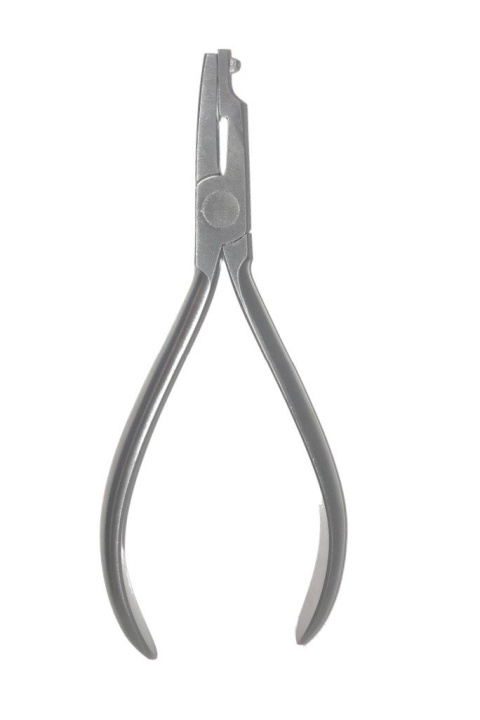 Orthodontic forceps for forming ligatures. Orthodontic forceps for forming ligatures.