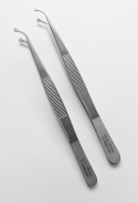 Pęseta mikrochirurgiczna z oczkiem, 15 cm