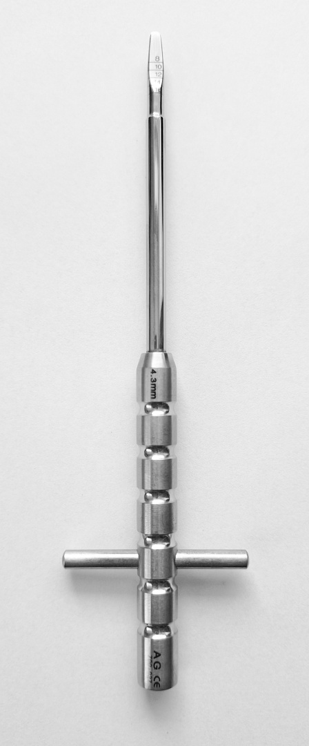 Osteotom płomyk płaski