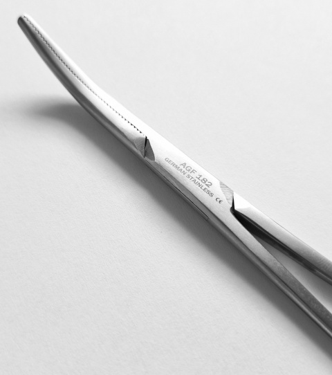 Kleszczyki hemostatyczne / Rochester-Pean, wygięte.