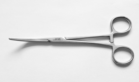 Kleszczyki hemostatyczne / Rochester-Pean, wygięte.