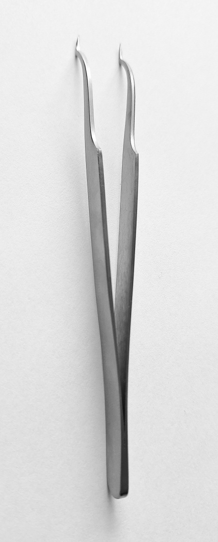 Pęseta do zakładania rurek, 11,5 cm